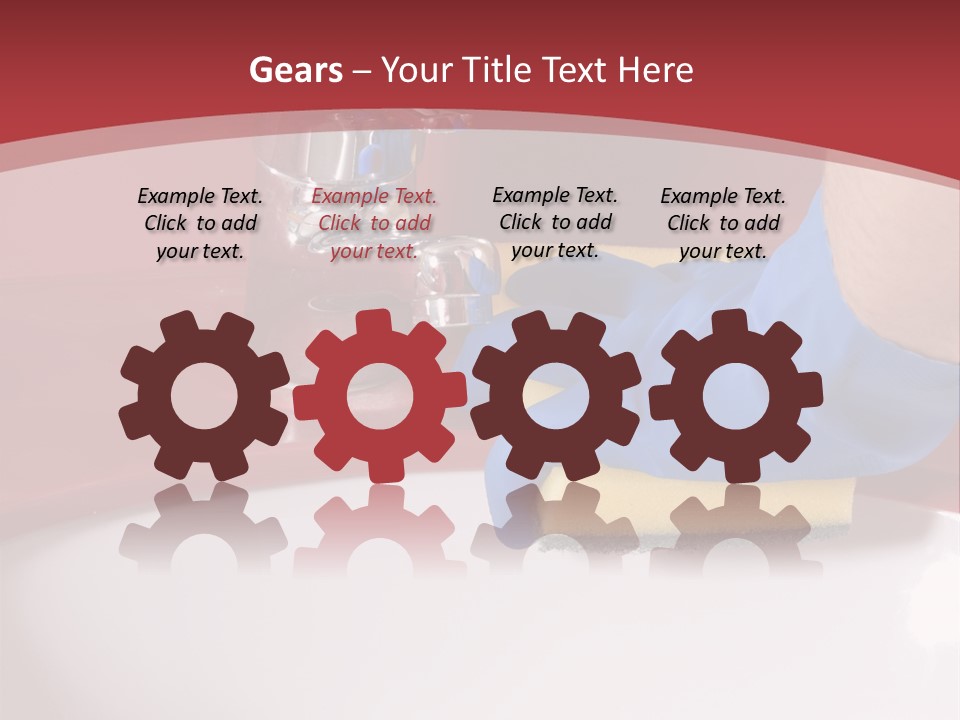 Servant Washer Employee PowerPoint Template