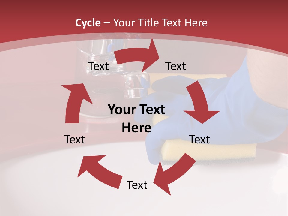 Servant Washer Employee PowerPoint Template