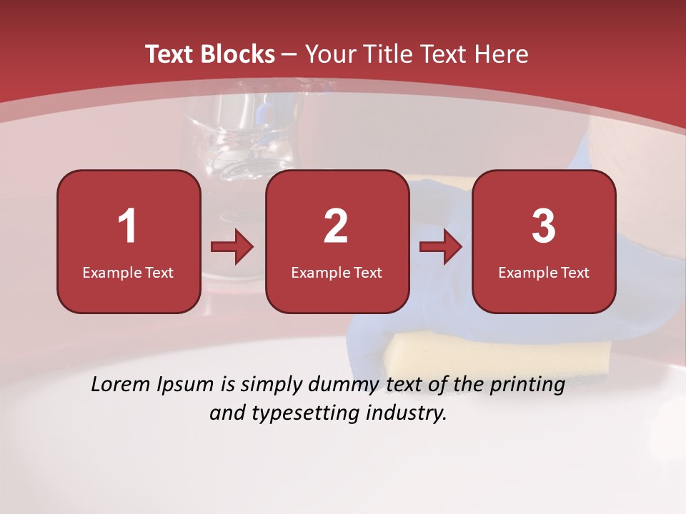 Servant Washer Employee PowerPoint Template