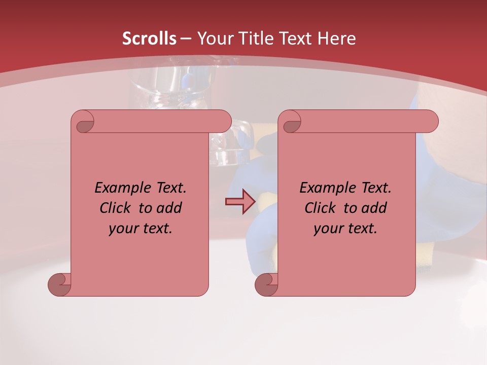 Servant Washer Employee PowerPoint Template