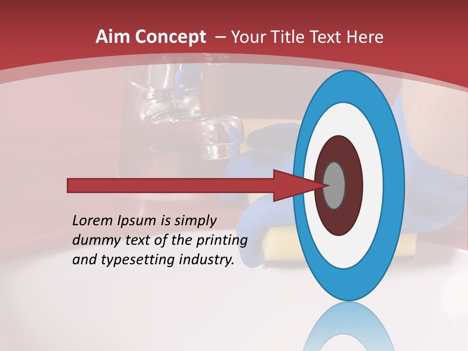 Servant Washer Employee PowerPoint Template