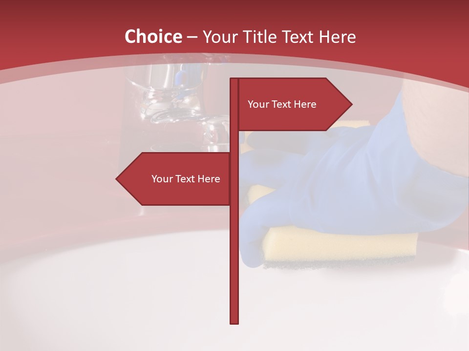 Servant Washer Employee PowerPoint Template