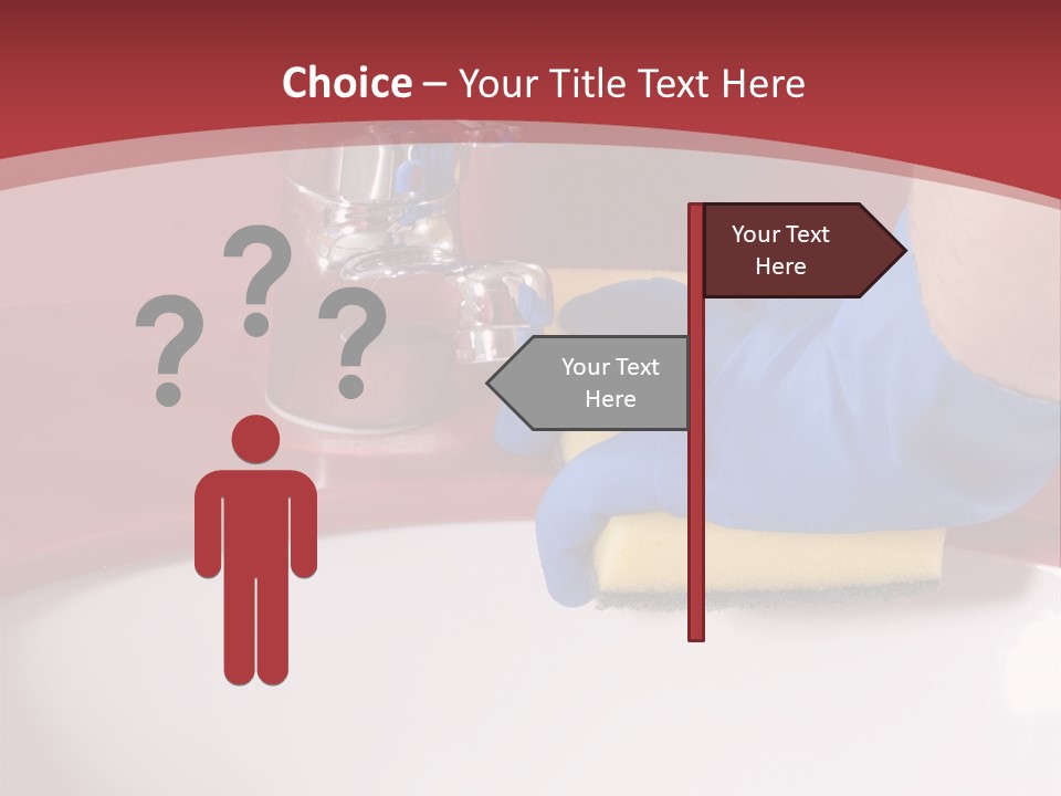 Servant Washer Employee PowerPoint Template