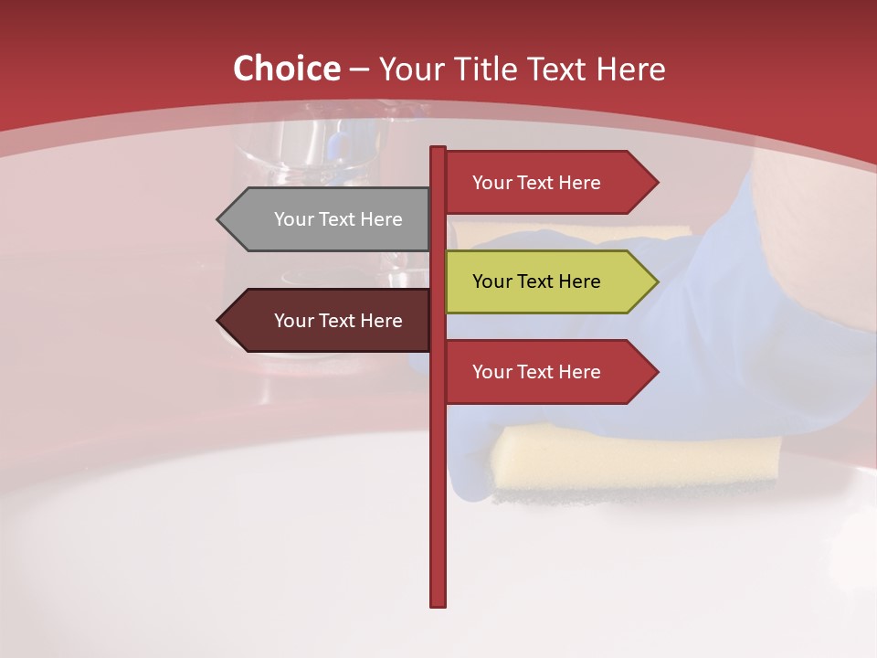 Servant Washer Employee PowerPoint Template