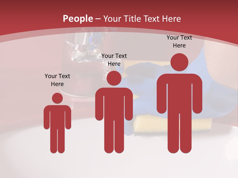 Servant Washer Employee PowerPoint Template