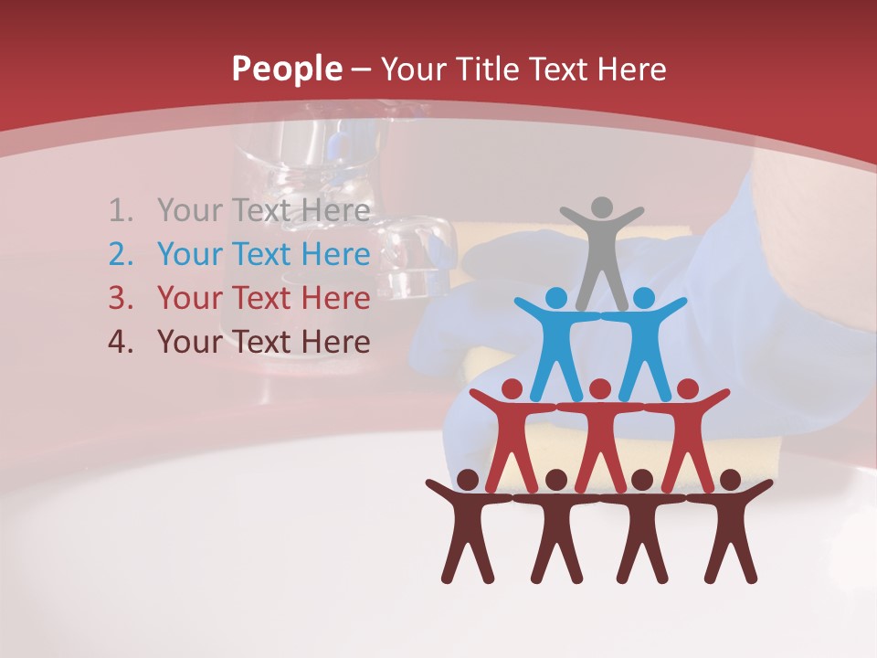 Servant Washer Employee PowerPoint Template