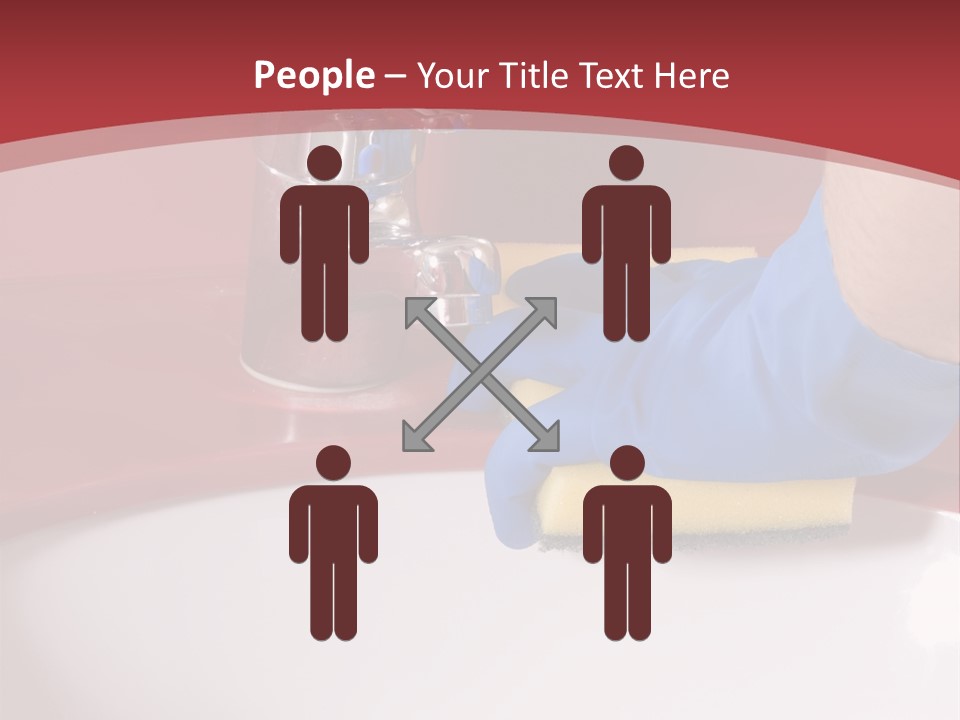 Servant Washer Employee PowerPoint Template