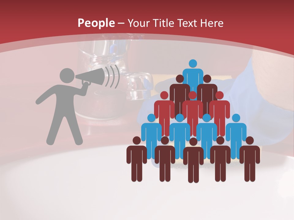 Servant Washer Employee PowerPoint Template