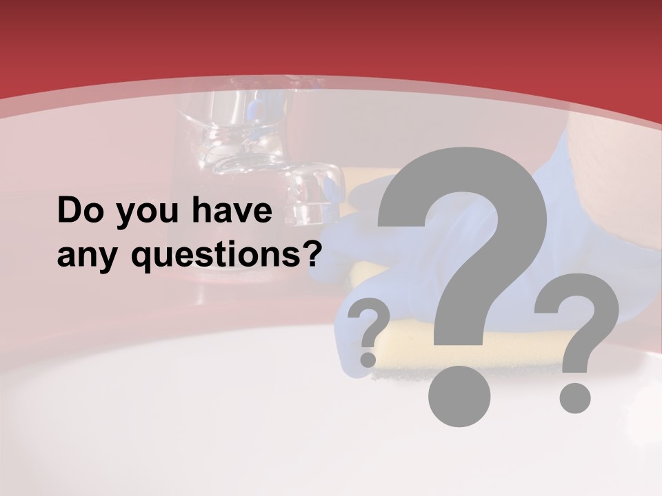 Servant Washer Employee PowerPoint Template