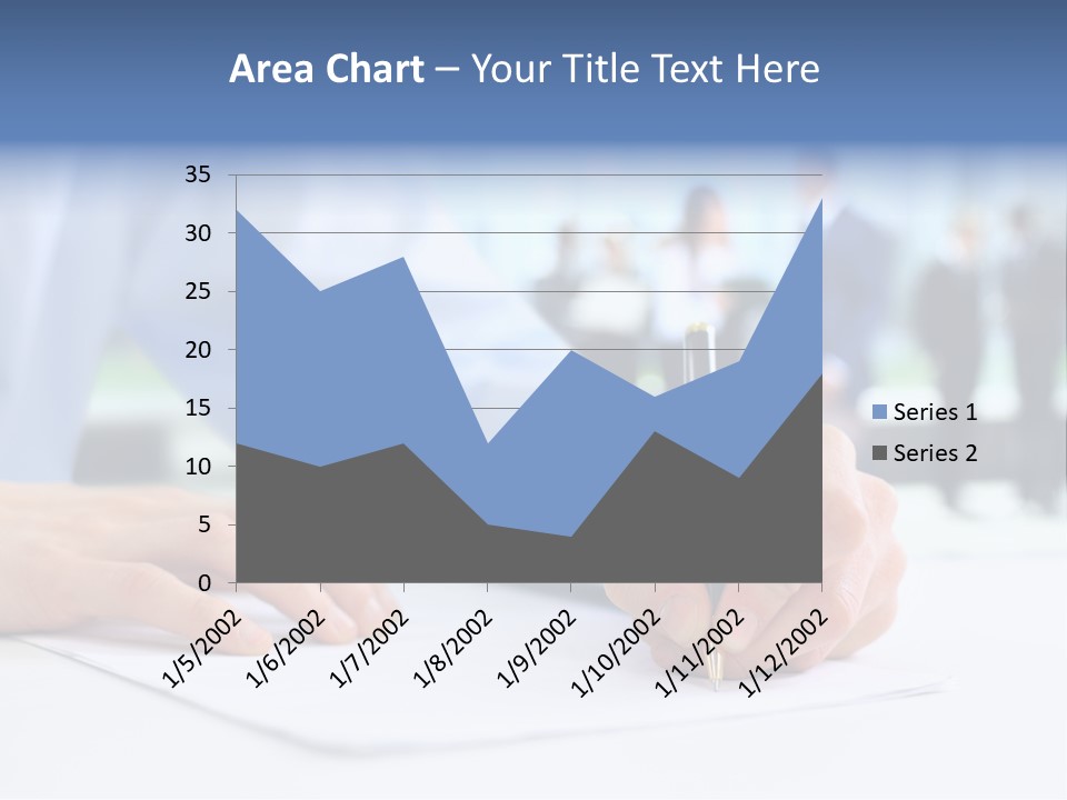 Management Text Hand PowerPoint Template