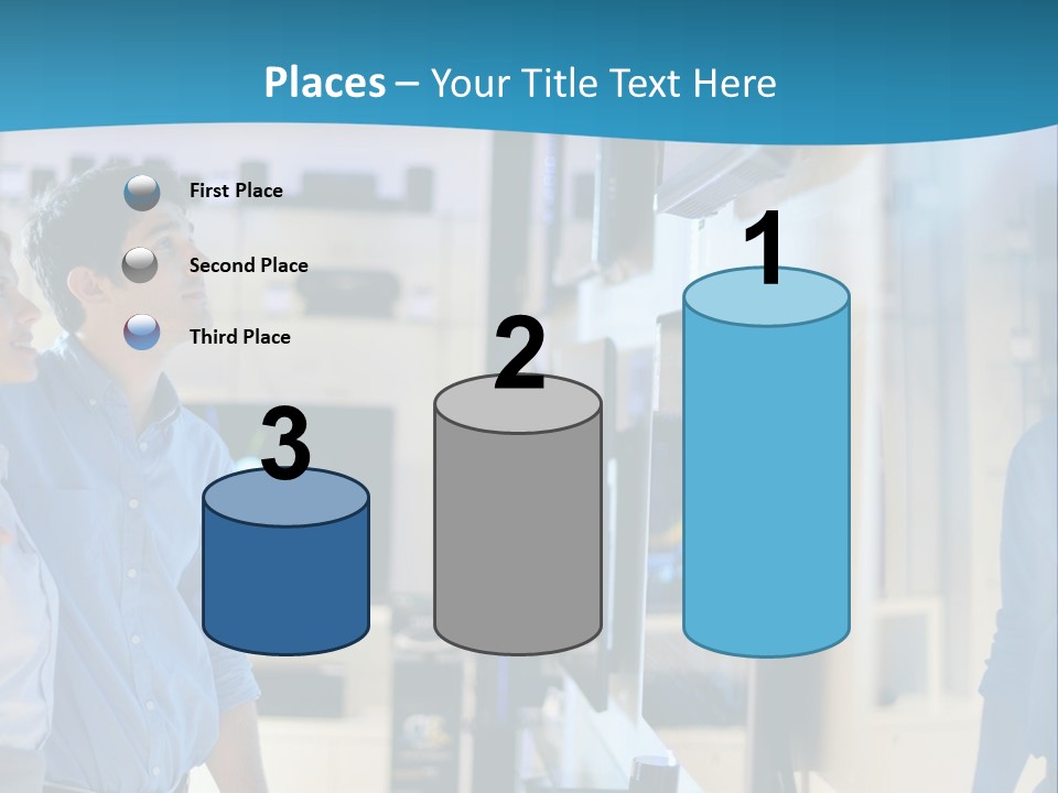 Business Flat Tech PowerPoint Template