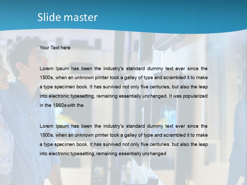 Business Flat Tech PowerPoint Template