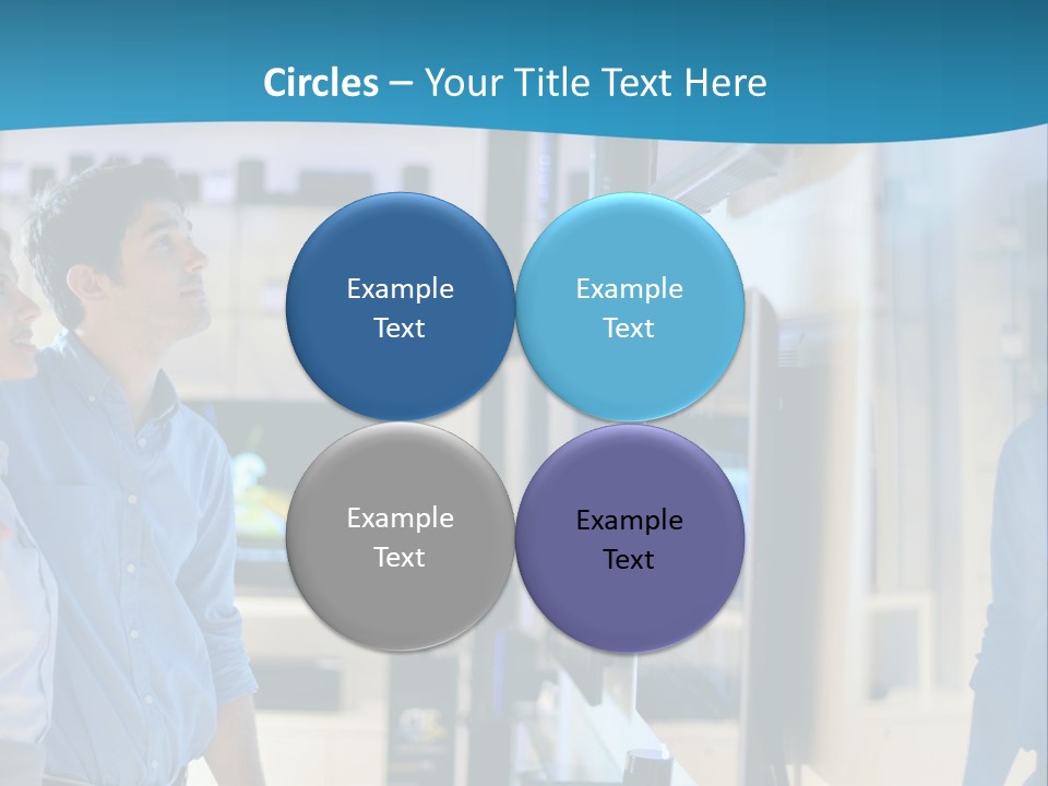 Business Flat Tech PowerPoint Template
