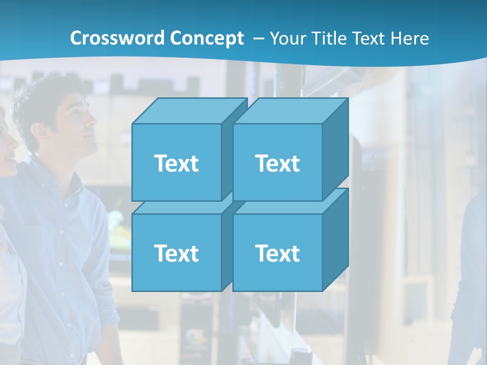 Business Flat Tech PowerPoint Template