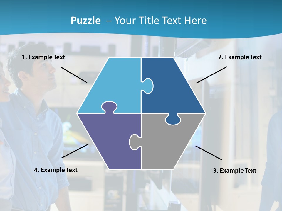 Business Flat Tech PowerPoint Template