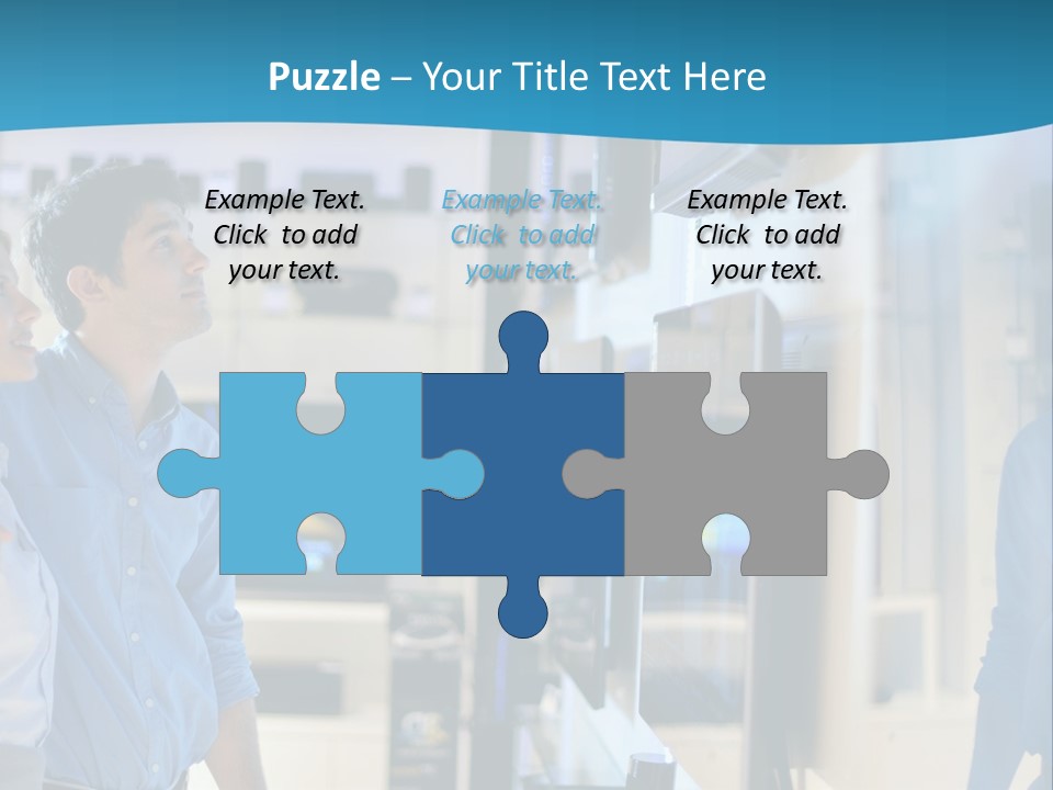 Business Flat Tech PowerPoint Template