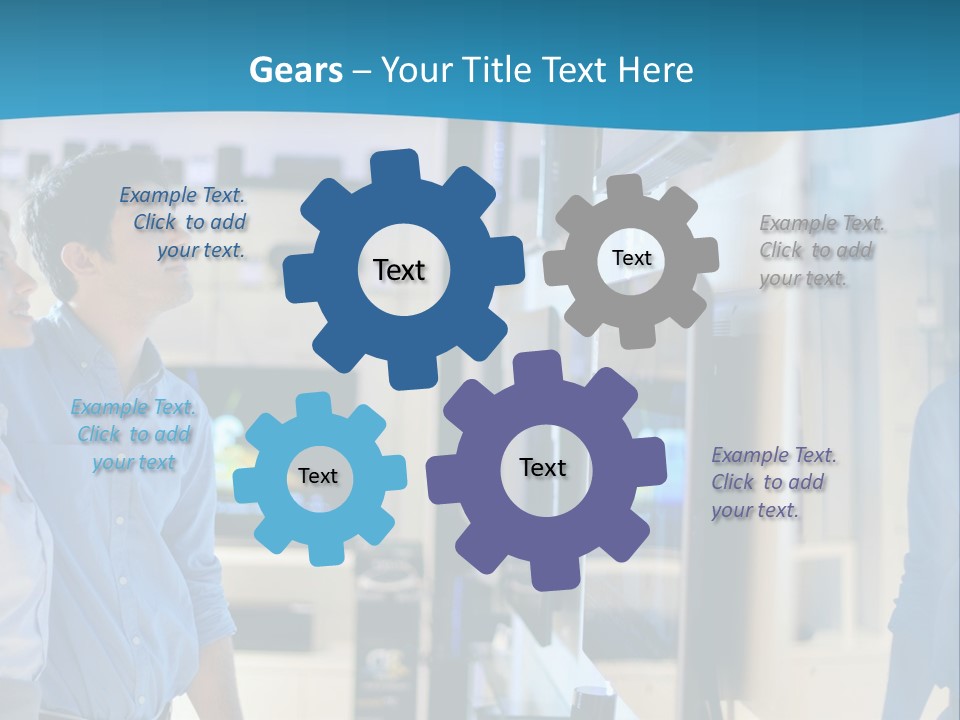 Business Flat Tech PowerPoint Template