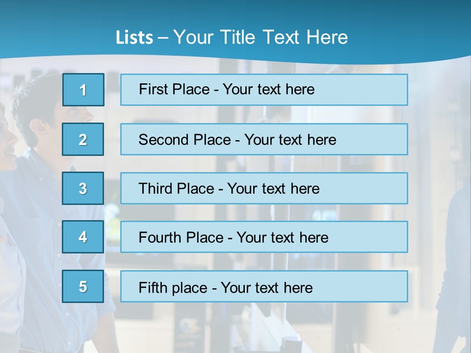 Business Flat Tech PowerPoint Template