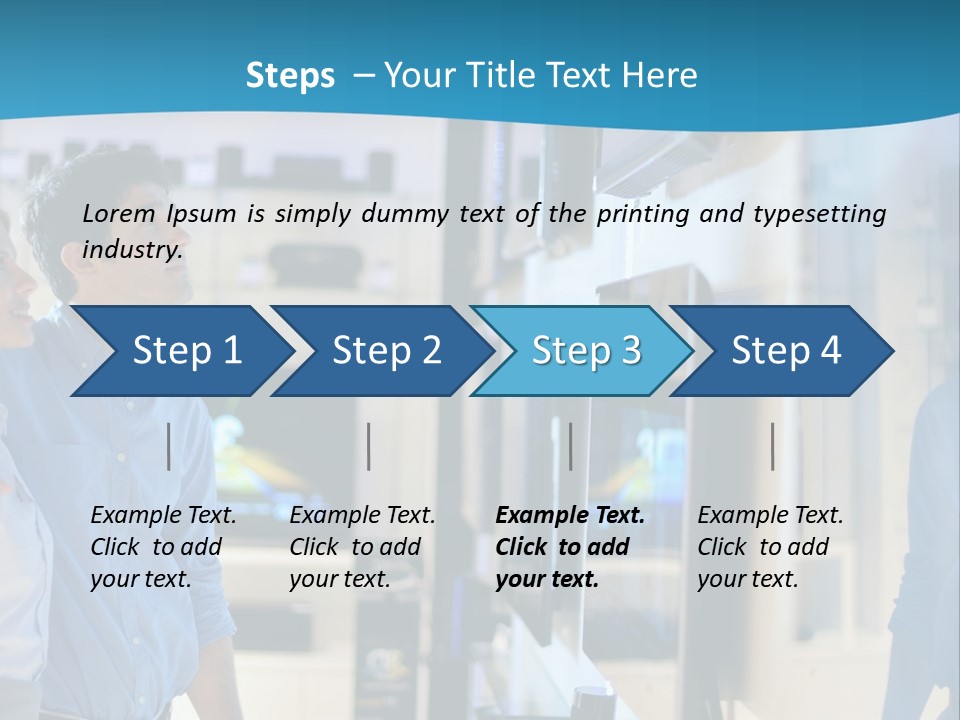 Business Flat Tech PowerPoint Template