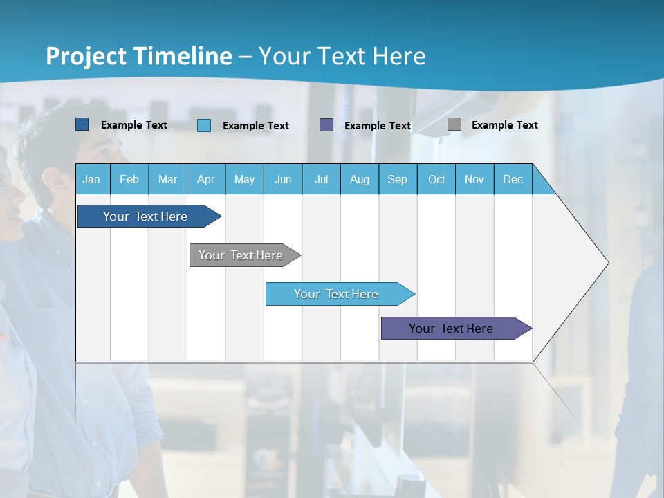 Business Flat Tech PowerPoint Template