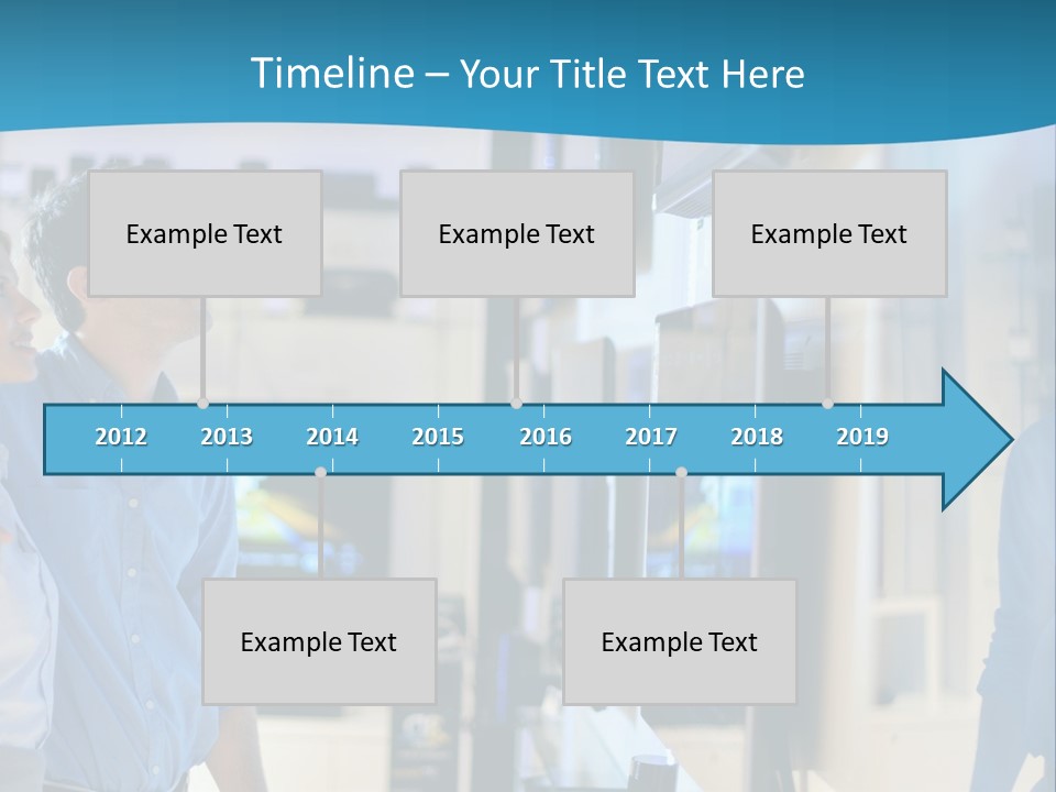 Business Flat Tech PowerPoint Template