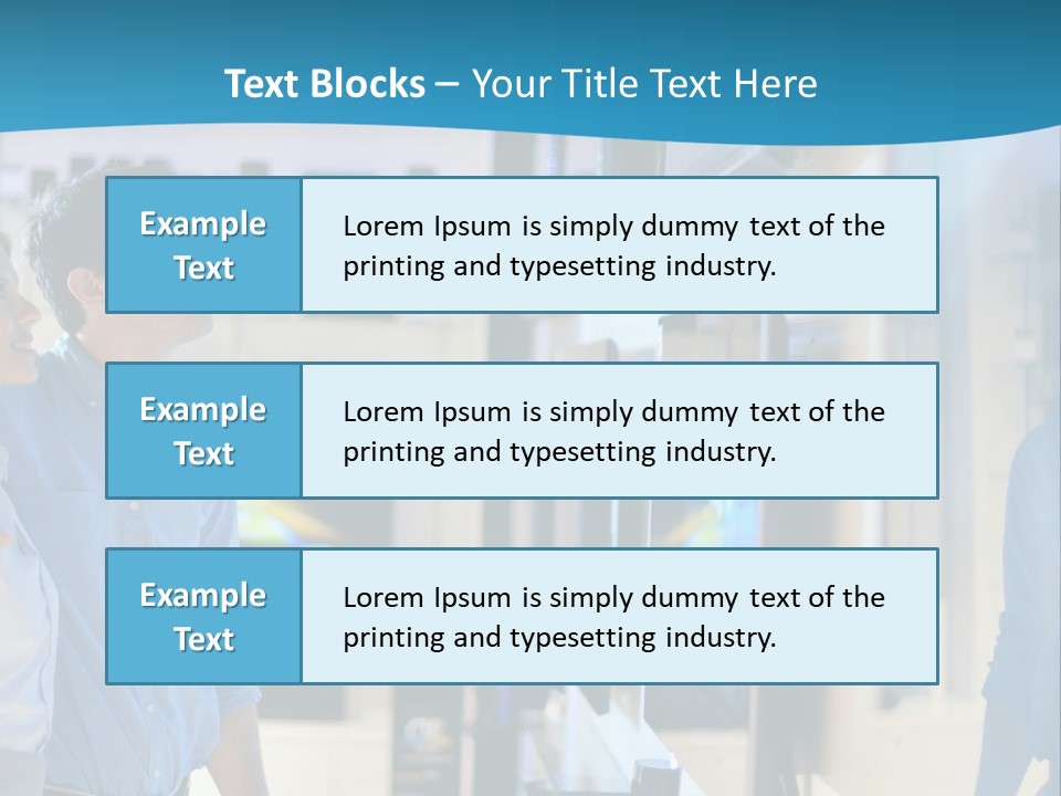 Business Flat Tech PowerPoint Template