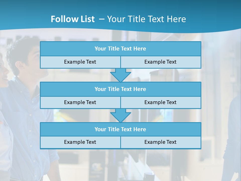 Business Flat Tech PowerPoint Template