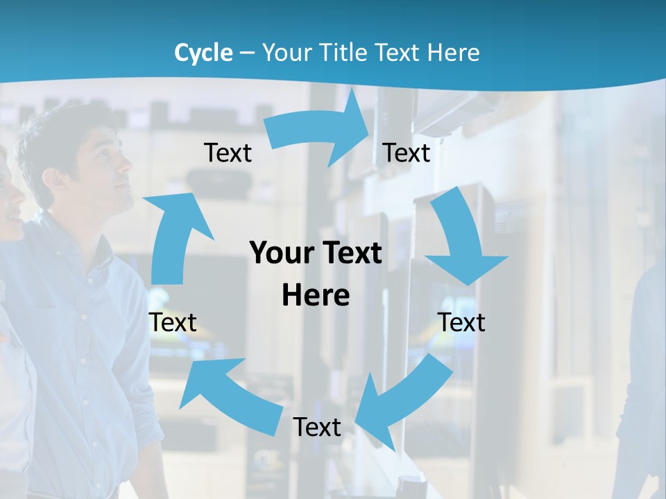 Business Flat Tech PowerPoint Template