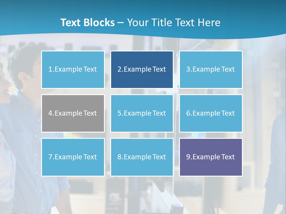 Business Flat Tech PowerPoint Template