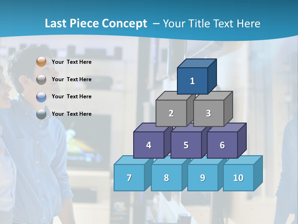 Business Flat Tech PowerPoint Template