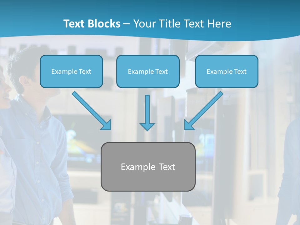 Business Flat Tech PowerPoint Template