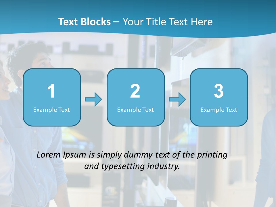 Business Flat Tech PowerPoint Template