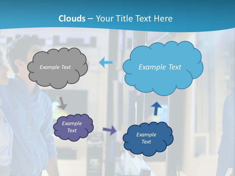 Business Flat Tech PowerPoint Template