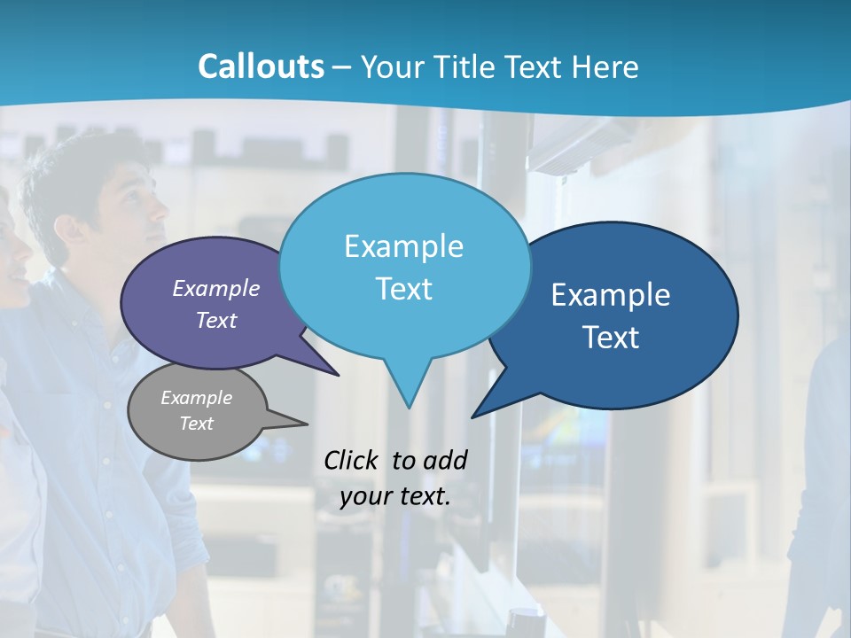 Business Flat Tech PowerPoint Template