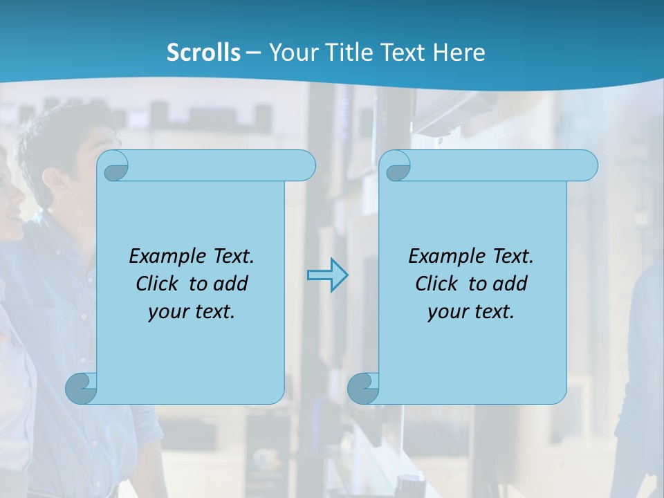 Business Flat Tech PowerPoint Template