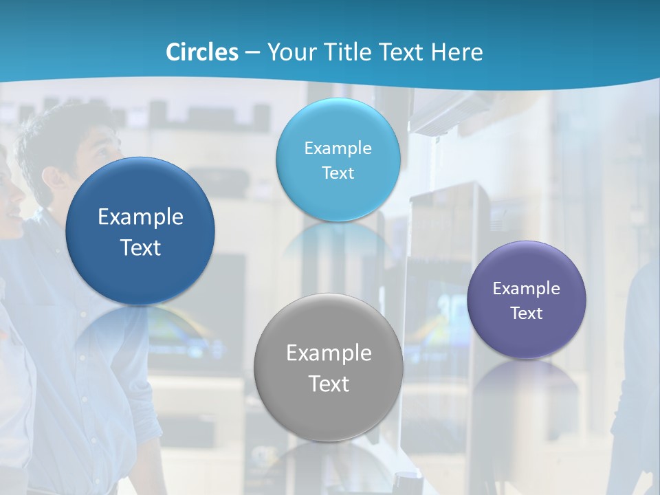 Business Flat Tech PowerPoint Template