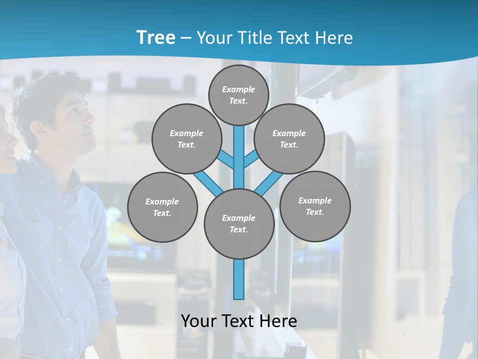 Business Flat Tech PowerPoint Template