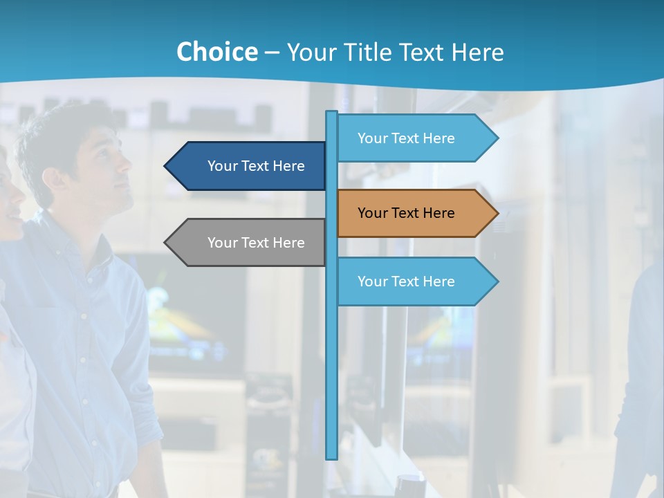 Business Flat Tech PowerPoint Template