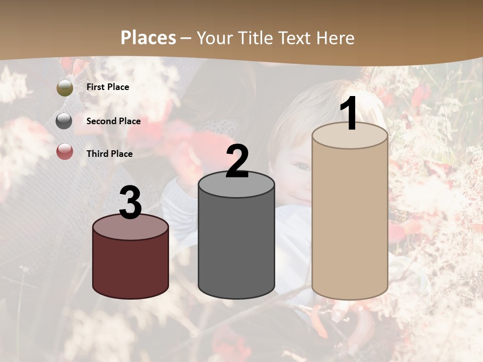 Red Season Girl PowerPoint Template