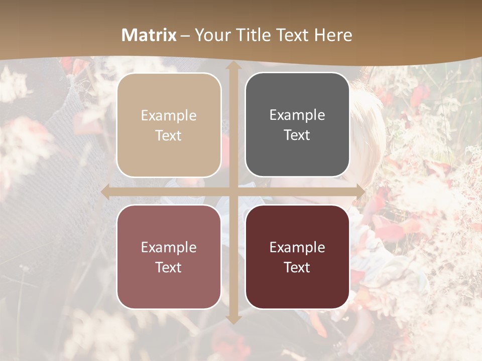 Red Season Girl PowerPoint Template