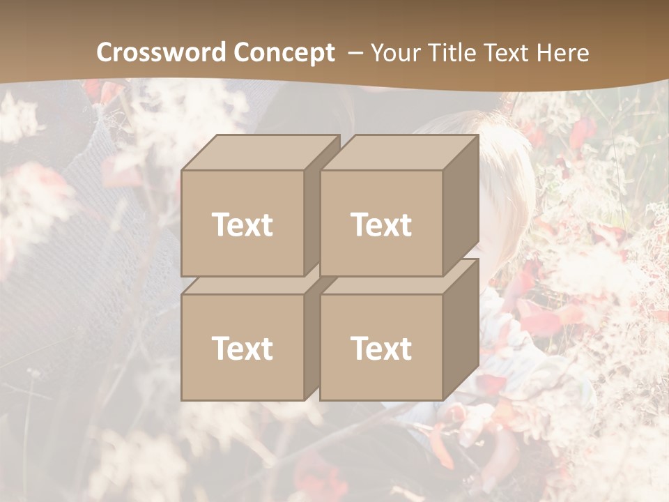 Red Season Girl PowerPoint Template