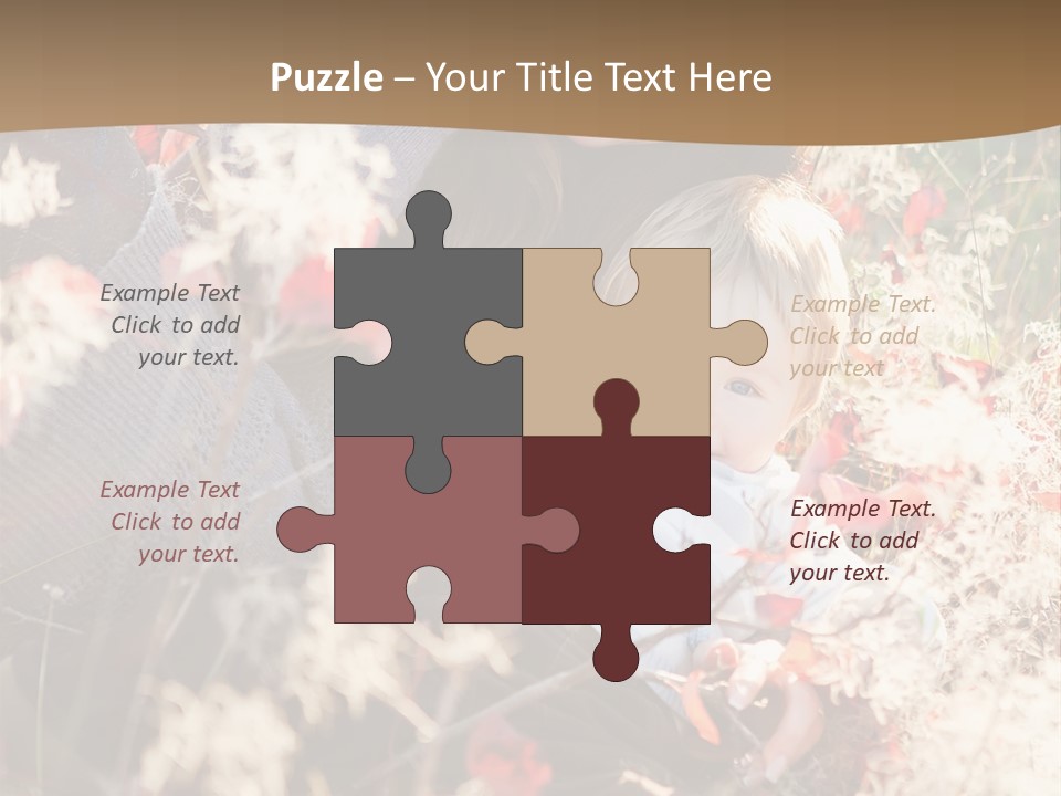 Red Season Girl PowerPoint Template