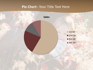 Red Season Girl PowerPoint Template