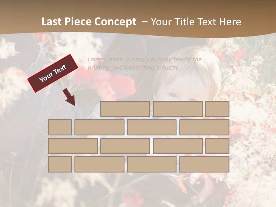 Red Season Girl PowerPoint Template