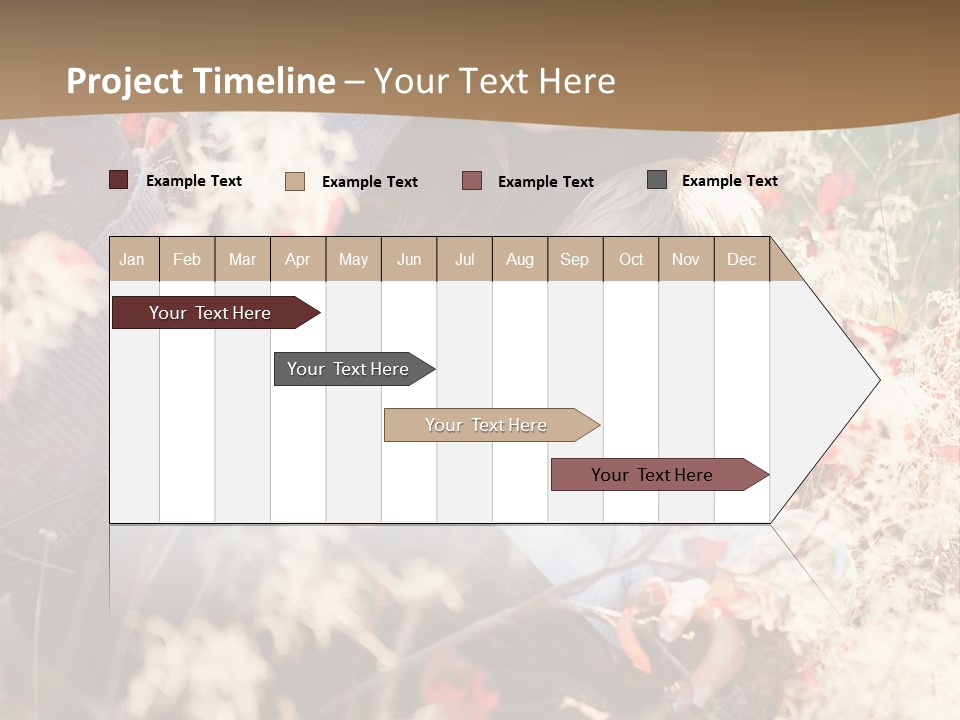 Red Season Girl PowerPoint Template