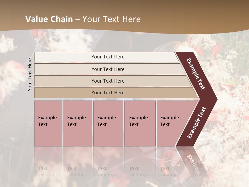 Red Season Girl PowerPoint Template