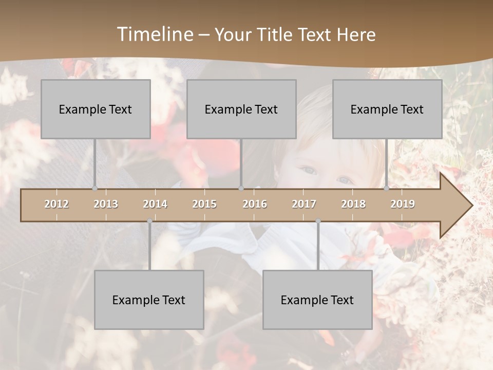 Red Season Girl PowerPoint Template