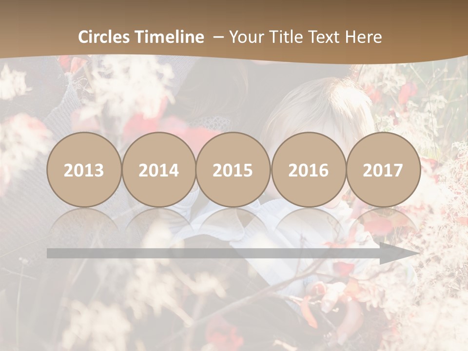 Red Season Girl PowerPoint Template