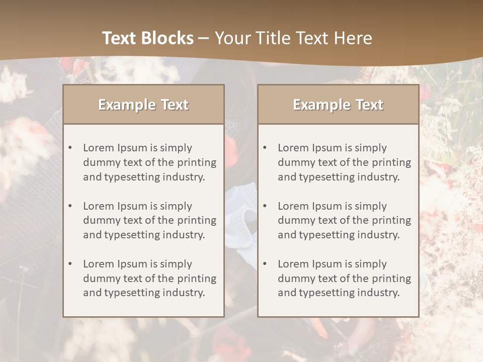 Red Season Girl PowerPoint Template