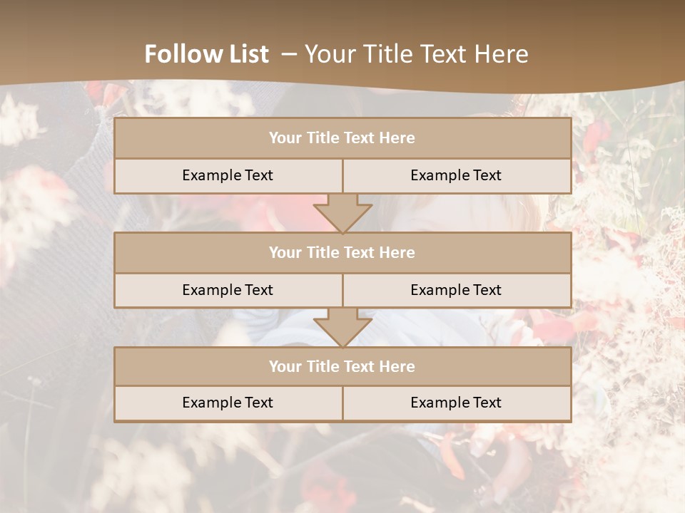 Red Season Girl PowerPoint Template